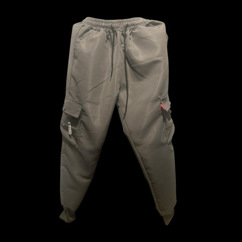 grey cargo trousers