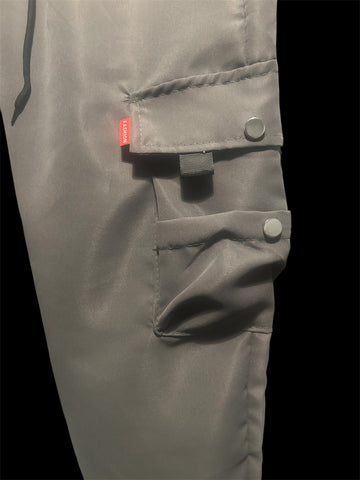 grey cargo trousers